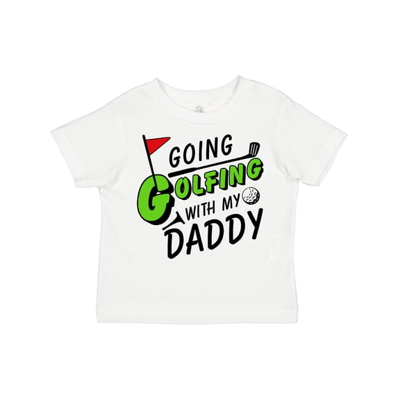 Inktastic Going Golfing with My Daddy Kids Golf Boys or Girls Toddler T-Shirt