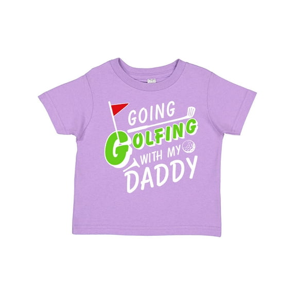 Inktastic Going Golfing with My Daddy Kids Golf Boys or Girls Toddler T-Shirt