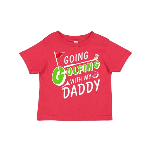 Inktastic Going Golfing with My Daddy Kids Golf Boys or Girls Toddler T-Shirt