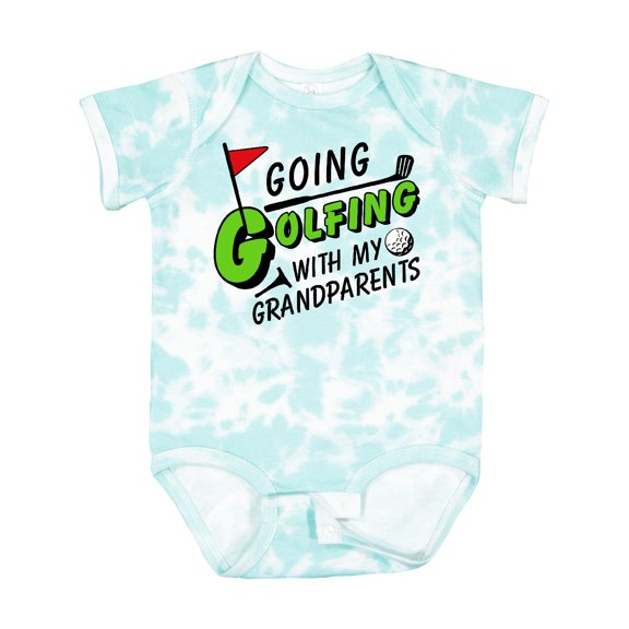 Inktastic Going Golfing with My Grandparents Kids Golf Boys or Girls Baby Bodysuit