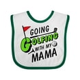 thumbnail image 1 of Inktastic Going Golfing with My Mama Kids Golf Boys or Girls Baby Bib, 1 of 4