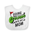 thumbnail image 1 of Inktastic Going Golfing with My Mom- Kids Golf Boys or Girls Baby Bib, 1 of 4