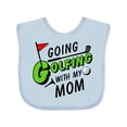 thumbnail image 1 of Inktastic Going Golfing with My Mom- Kids Golf Boys or Girls Baby Bib, 1 of 4