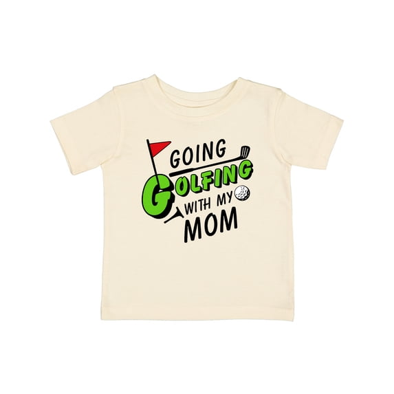 Inktastic Going Golfing with My Mom- Kids Golf Boys or Girls Baby T-Shirt