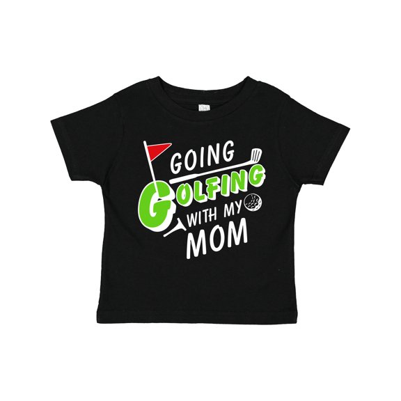 Inktastic Going Golfing with My Mom- Kids Golf Boys or Girls Toddler T-Shirt