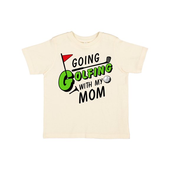 Inktastic Going Golfing with My Mom- Kids Golf Boys or Girls Toddler T-Shirt