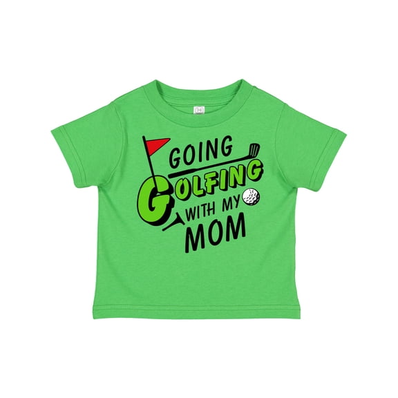 Inktastic Going Golfing with My Mom- Kids Golf Boys or Girls Toddler T-Shirt