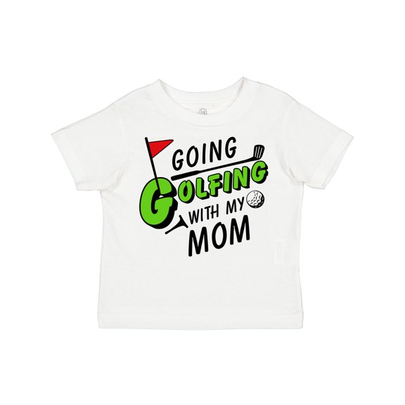 Inktastic Going Golfing with My Mom- Kids Golf Boys or Girls Toddler T-Shirt
