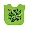 thumbnail image 1 of Inktastic Going Golfing with My Mommy- Kids Golf Boys or Girls Baby Bib, 1 of 4