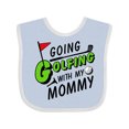 thumbnail image 1 of Inktastic Going Golfing with My Mommy- Kids Golf Boys or Girls Baby Bib, 1 of 4