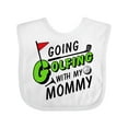 thumbnail image 1 of Inktastic Going Golfing with My Mommy- Kids Golf Boys or Girls Baby Bib, 1 of 4