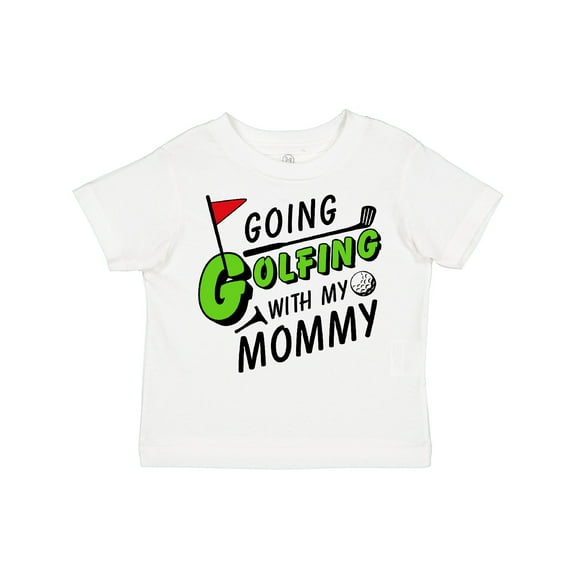 Inktastic Going Golfing with My Mommy Kids Golf Boys or Girls Toddler T-Shirt