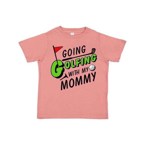 Inktastic Going Golfing with My Mommy Kids Golf Boys or Girls Toddler T-Shirt