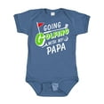 thumbnail image 1 of Inktastic Going Golfing with My Papa Kids Golf Boys or Girls Baby Bodysuit, 1 of 5