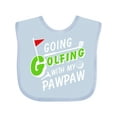 thumbnail image 1 of Inktastic Going Golfing with My Pawpaw- Kids Golf Boys or Girls Baby Bib, 1 of 4