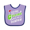thumbnail image 1 of Inktastic Going Golfing with My Pawpaw- Kids Golf Boys or Girls Baby Bib, 1 of 4
