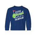 thumbnail image 1 of Inktastic Going Golfing with My Pawpaw- Kids Golf Long Sleeve Youth T-Shirt, 1 of 5
