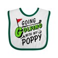 thumbnail image 1 of Inktastic Going Golfing with My Poppy- Kids Golf Boys or Girls Baby Bib, 1 of 4
