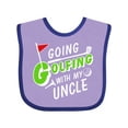 thumbnail image 1 of Inktastic Going Golfing with My Uncle Kids Golf Boys or Girls Baby Bib, 1 of 4