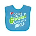 thumbnail image 1 of Inktastic Going Golfing with My Uncle Kids Golf Boys or Girls Baby Bib, 1 of 4