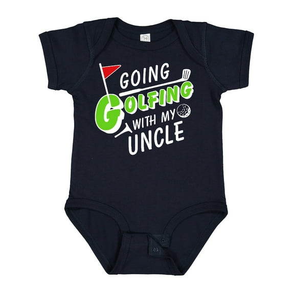 Inktastic Going Golfing with My Uncle Kids Golf Boys or Girls Baby Bodysuit