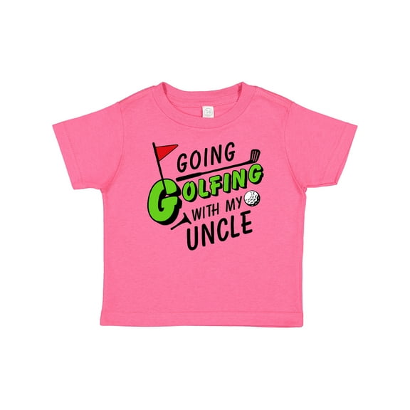 Inktastic Going Golfing with My Uncle Kids Golf Boys or Girls Baby T-Shirt