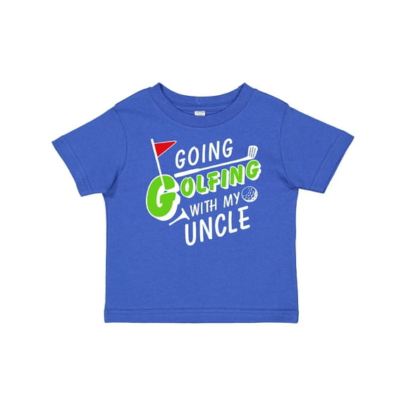 Inktastic Going Golfing with My Uncle Kids Golf Boys or Girls Baby T-Shirt