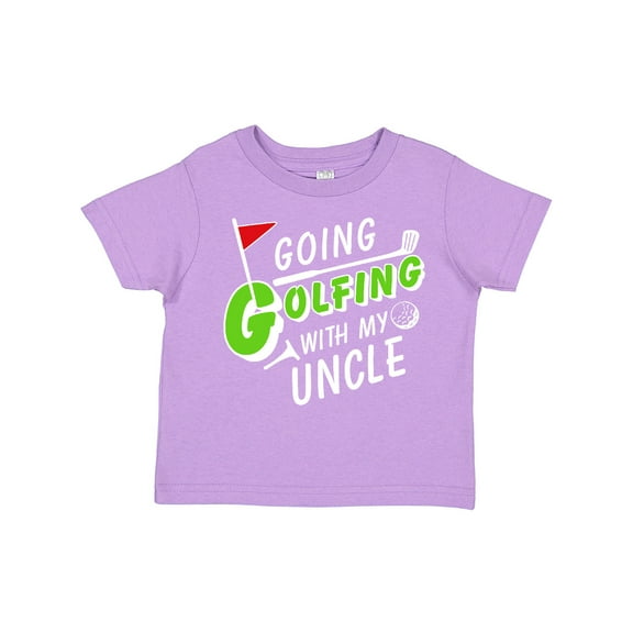 Inktastic Going Golfing with My Uncle Kids Golf Boys or Girls Toddler T-Shirt