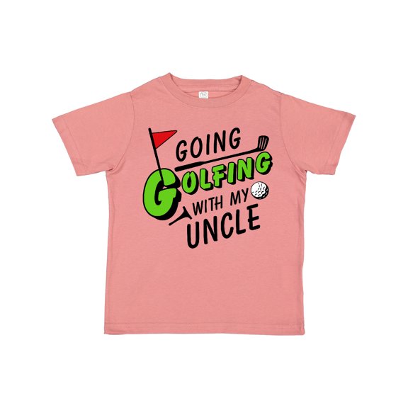 Inktastic Going Golfing with My Uncle Kids Golf Boys or Girls Toddler T-Shirt