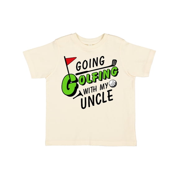 Inktastic Going Golfing with My Uncle Kids Golf Boys or Girls Toddler T-Shirt