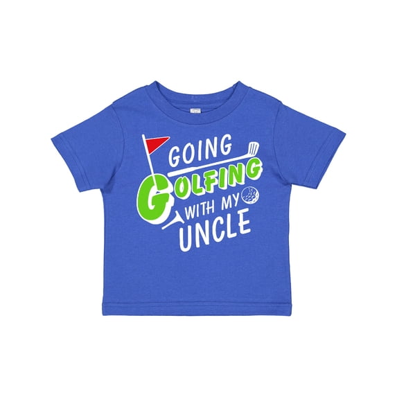 Inktastic Going Golfing with My Uncle Kids Golf Boys or Girls Toddler T-Shirt