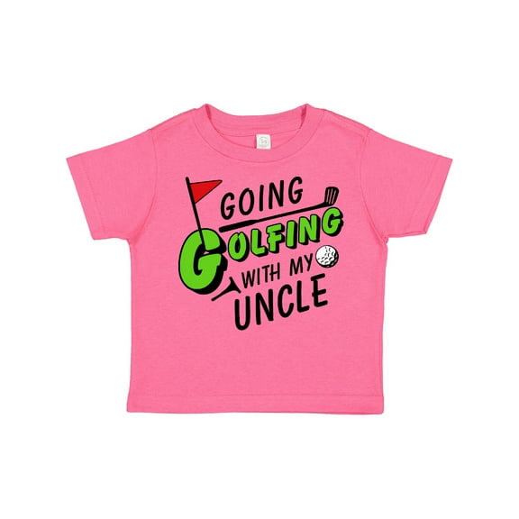 Inktastic Going Golfing with My Uncle Kids Golf Boys or Girls Toddler T-Shirt