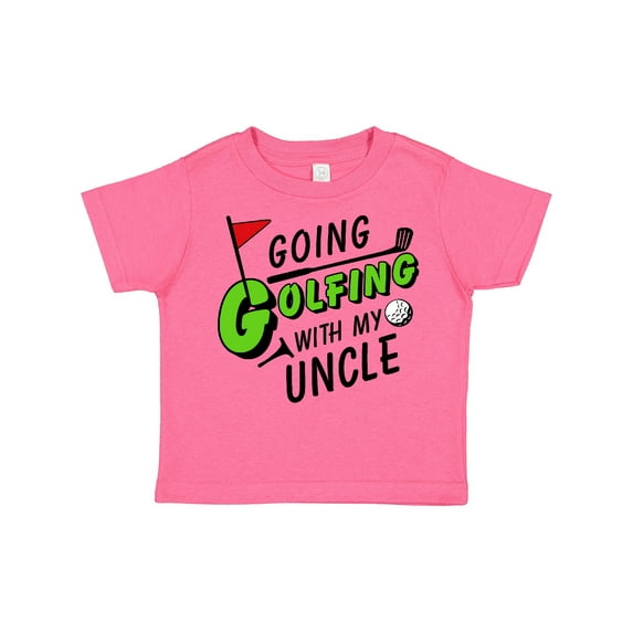 Inktastic Going Golfing with My Uncle Kids Golf Boys or Girls Toddler T-Shirt