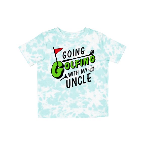 Inktastic Going Golfing with My Uncle Kids Golf Boys or Girls Toddler T-Shirt