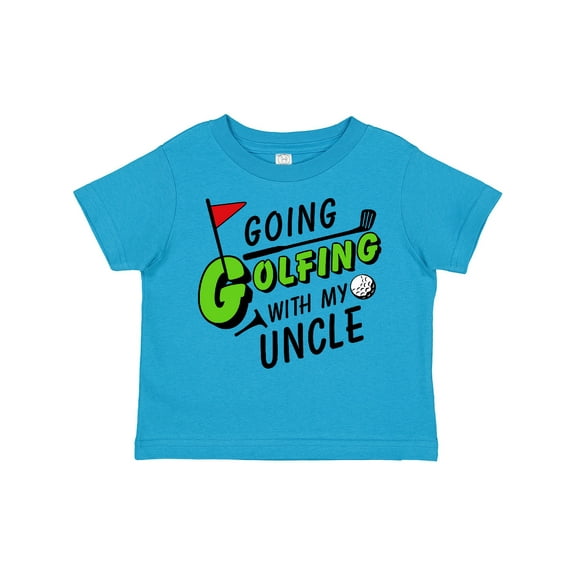 Inktastic Going Golfing with My Uncle Kids Golf Boys or Girls Toddler T-Shirt