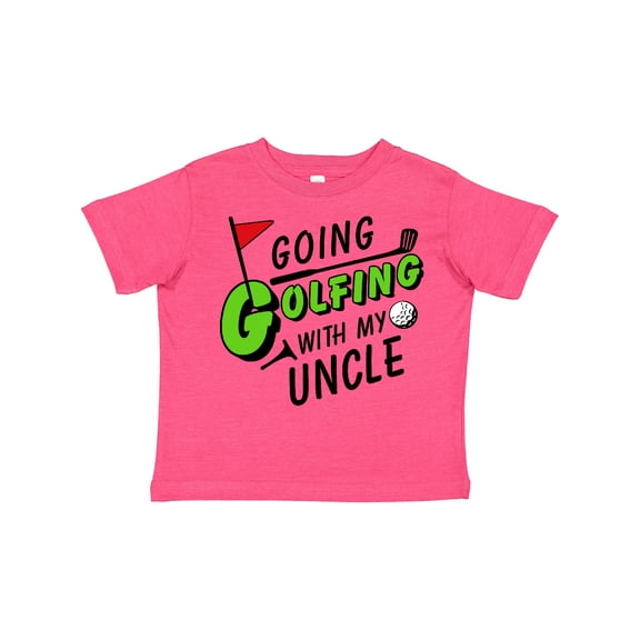 Inktastic Going Golfing with My Uncle Kids Golf Boys or Girls Toddler T-Shirt