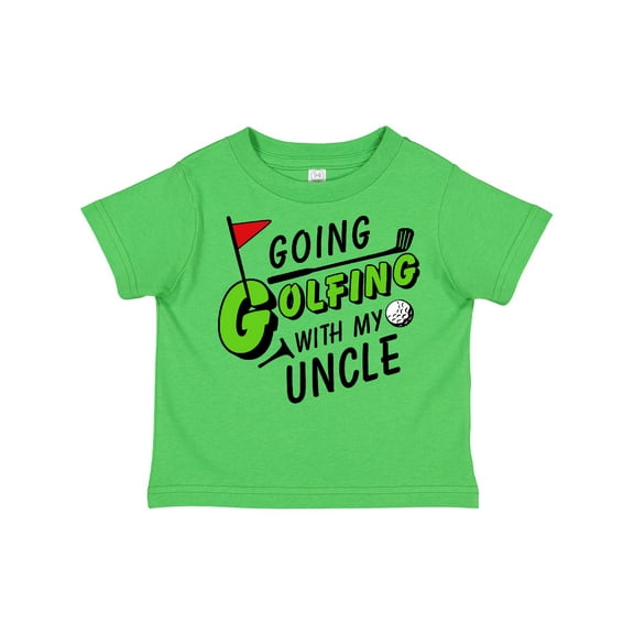 Inktastic Going Golfing with My Uncle Kids Golf Boys or Girls Toddler T-Shirt