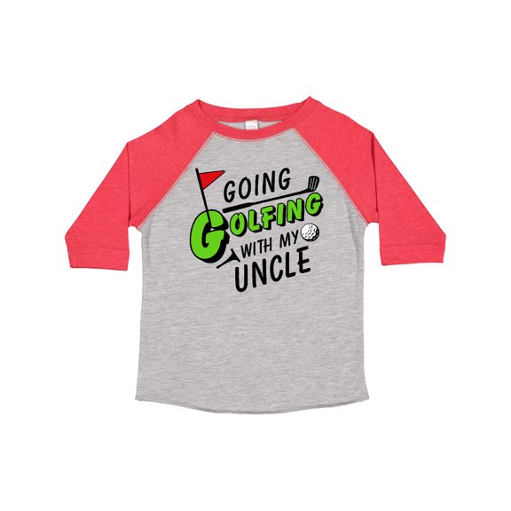 Inktastic Going Golfing with My Uncle Kids Golf Boys or Girls Toddler T-Shirt