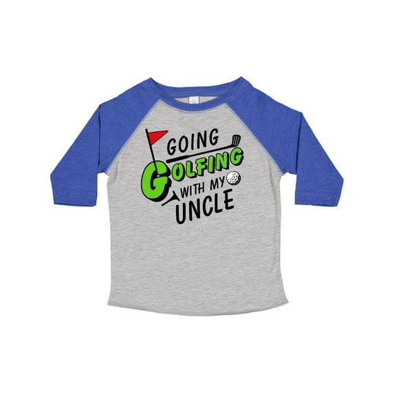 Inktastic Going Golfing with My Uncle Kids Golf Boys or Girls Toddler T-Shirt