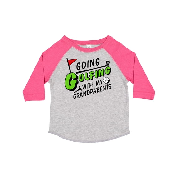 Inktastic Going Golfing with my Grandparents- kids golf Boys or Girls Toddler T-Shirt
