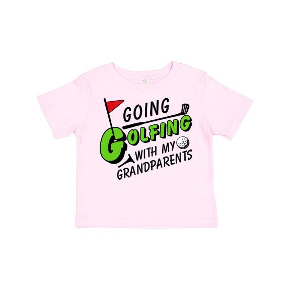 Inktastic Going Golfing with my Grandparents- kids golf Boys or Girls Toddler T-Shirt