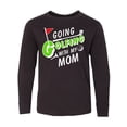 thumbnail image 1 of Inktastic Going Golfing with my Mom- kids golf Long Sleeve Youth T-Shirt, 1 of 5