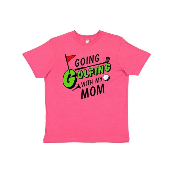 Inktastic Going Golfing with my Mom- kids golf Youth T-Shirt