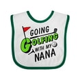 thumbnail image 1 of Inktastic Going Golfing with my Nana- kids golf Boys or Girls Baby Bib, 1 of 4