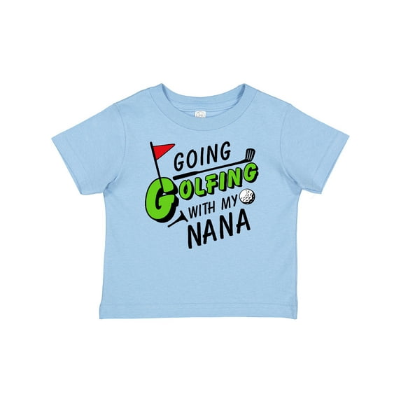 Inktastic Going Golfing with my Nana- kids golf Boys or Girls Baby T-Shirt
