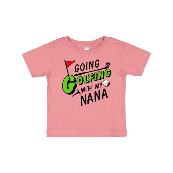 Inktastic Going Golfing with my Nana- kids golf Boys or Girls Baby T-Shirt