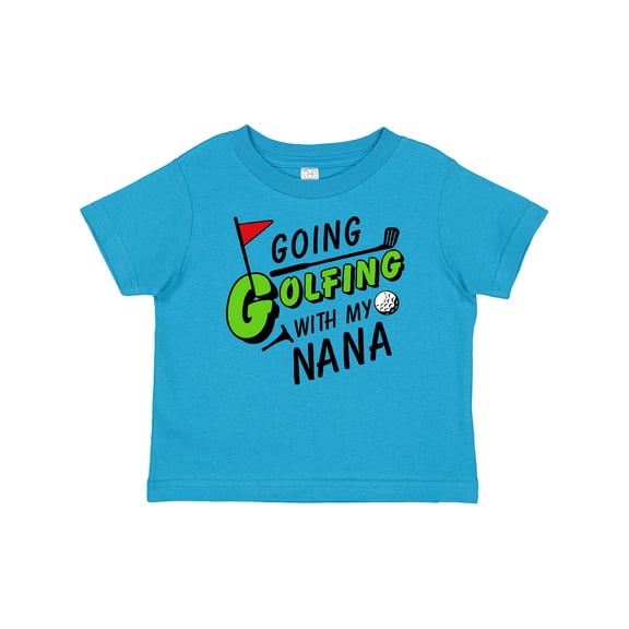 Inktastic Going Golfing with my Nana- kids golf Boys or Girls Baby T-Shirt