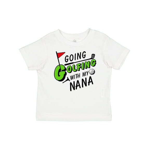 Inktastic Going Golfing with my Nana- kids golf Boys or Girls Baby T-Shirt
