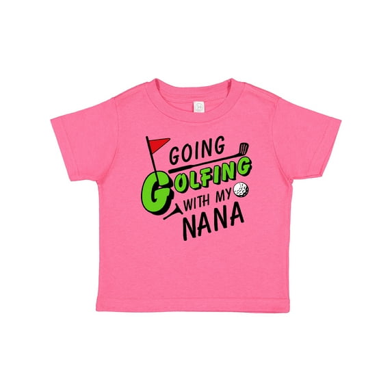 Inktastic Going Golfing with my Nana- kids golf Boys or Girls Baby T-Shirt