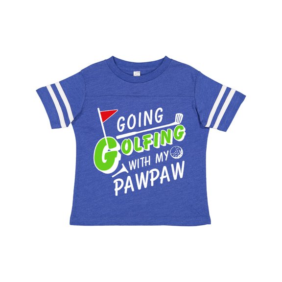 Inktastic Going Golfing with my Pawpaw- kids golf Boys or Girls Toddler T-Shirt